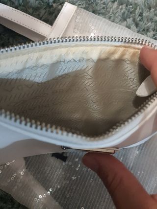 Bolso Prada Blanco Lentejuelas