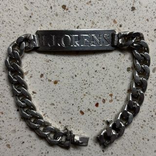 Pulsera Plata Grabada LLORENS 48gr