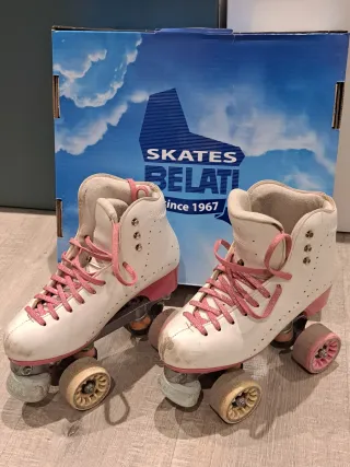 Patines clásicos patinaje artístico sobre ruedas