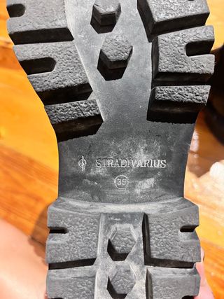 Botines negros Stradivarius Talla 35