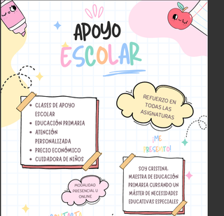 Profe para clases particulares o de apoyo