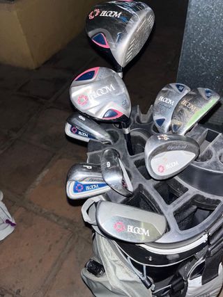 Bolsa de golf Big Max y palos Bloom