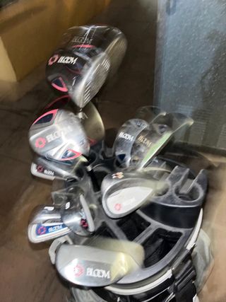 Bolsa de golf Big Max y palos Bloom