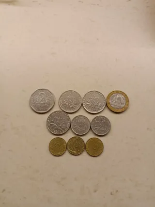 Lote monedas francesas antiguas