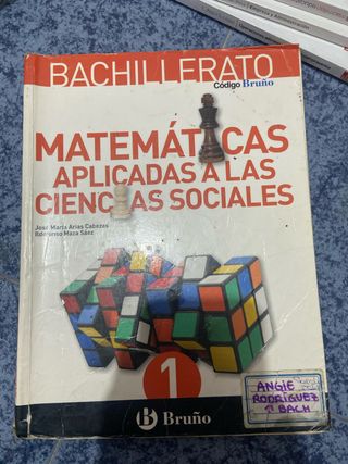Código Bruño Matemáticas Aplicadas a las Cienci...