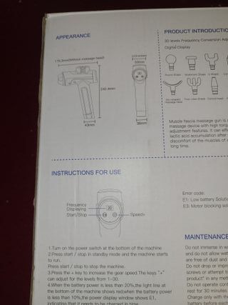 Pistola Masajeador Muscular FYLINA
