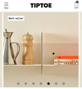 Estantería metálica Tiptoe