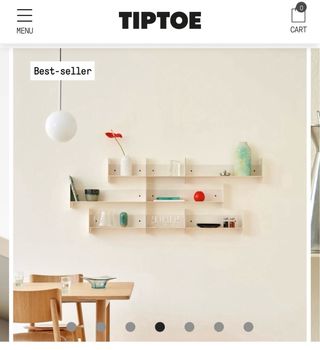 Estantería metálica Tiptoe