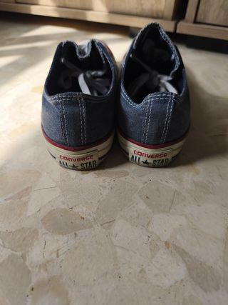Zapatillas Converse Azul y Blanco Talla 38