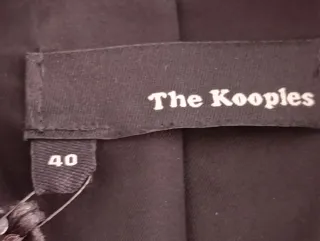 The Kooples Vestido Abrigo Mujer Negro