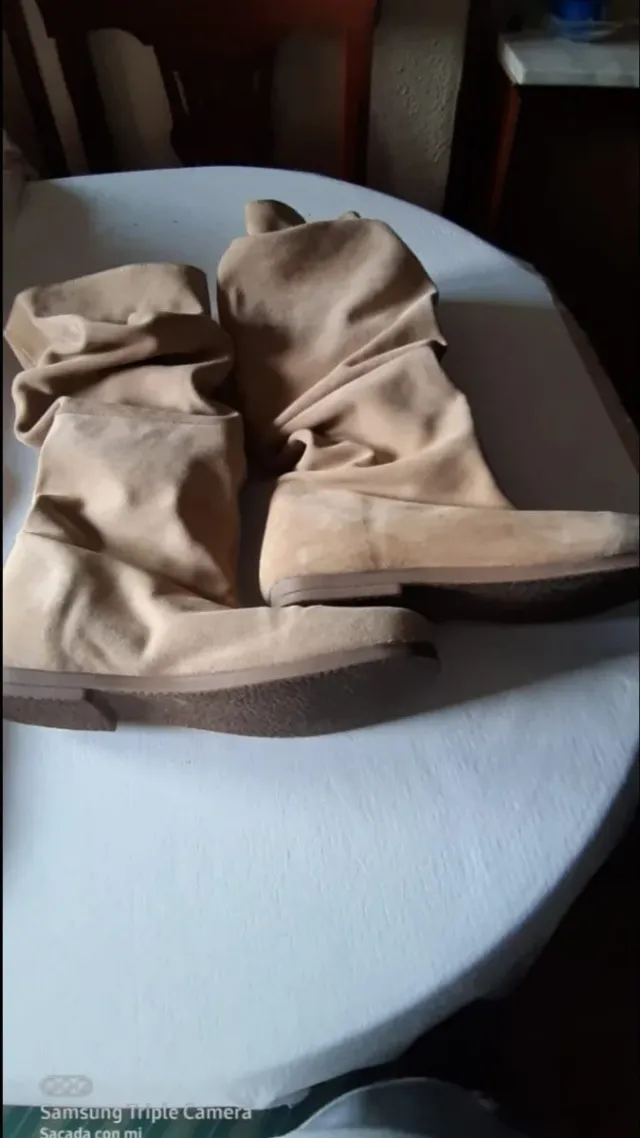 Botas Beige