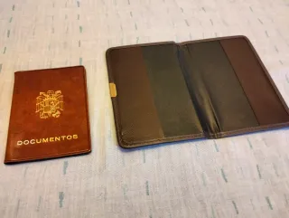 Lote Monederos Antiguos Marrones y Verdes