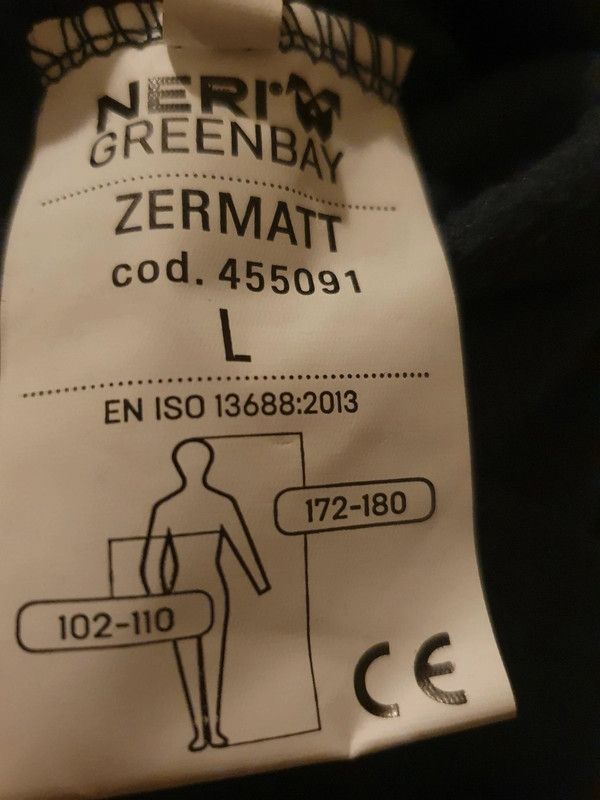 Pile Green Bay nuovo taglia L