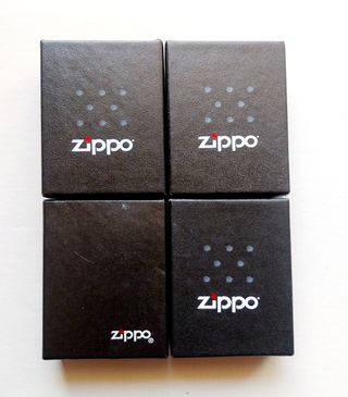 Set 4 Accendini ZIPPO Originali made in usa.