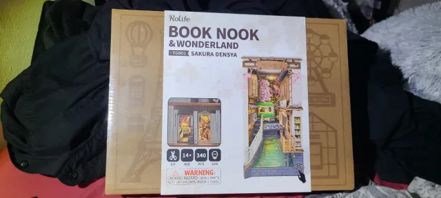 Sujetalibros Puzzle 3D Sakura Densya