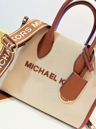 Bolso Michael Kors Beige y Marrón