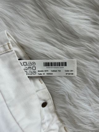 Vaqueros Massimo Dutti Blancos