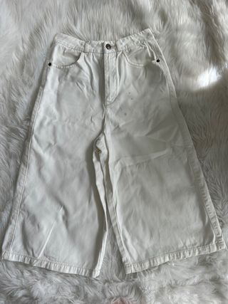 Vaqueros Massimo Dutti Blancos
