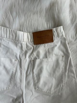 Vaqueros Massimo Dutti Blancos
