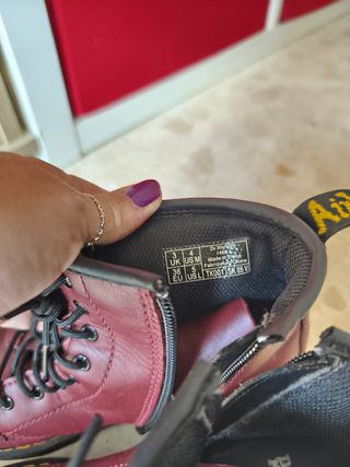 Botas Dr. Martens Rojas