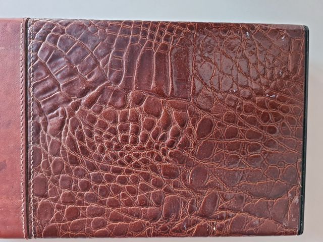 Trousse da viaggio vintage similpelle