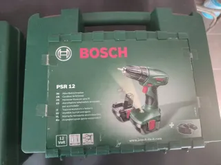 Taladros Bosch PSR 12 VE-2 y PSR 12 bate.de litio.