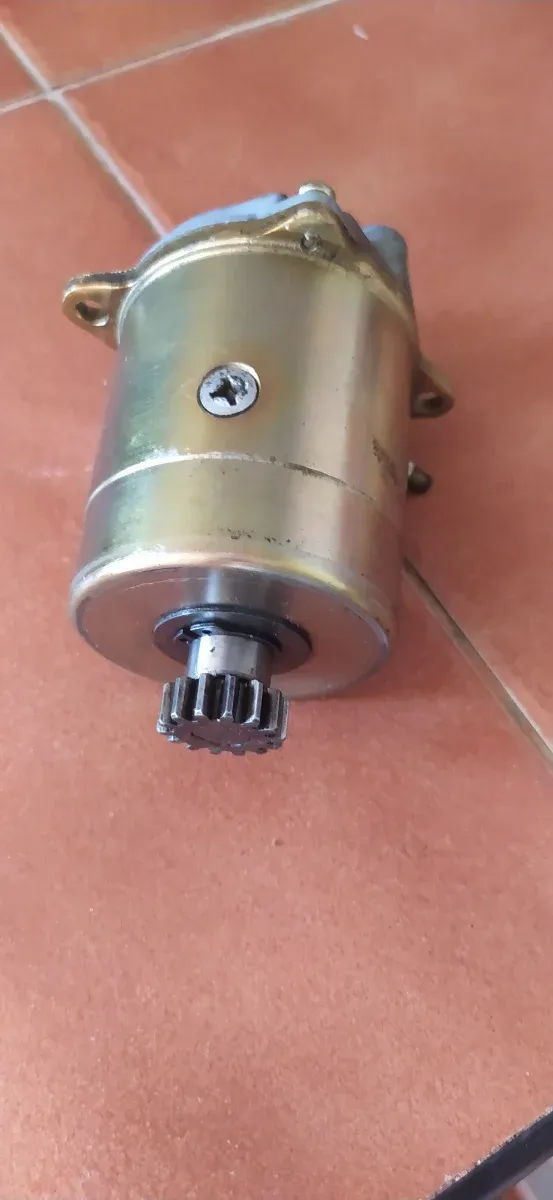 Motor de arranque rotax 123