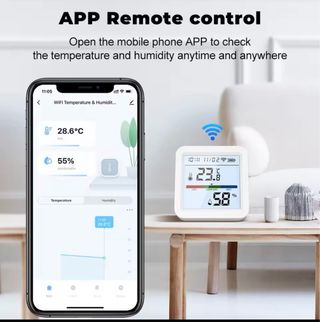 Sensores de Temperatura y Humedad WiFi Tuya.