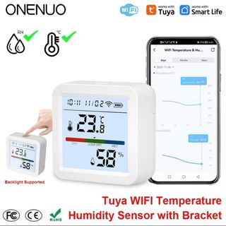 Sensores de Temperatura y Humedad WiFi Tuya.