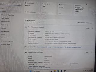 Ordenador HP ProDesk Core i7 Completo