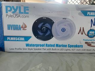 Altoparlanti Marini Pyle Impermeabili LED