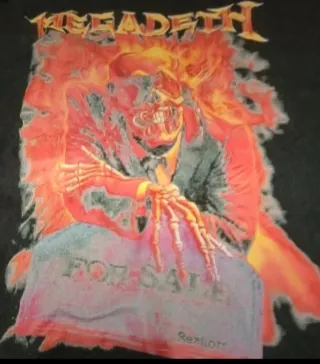 Camiseta Megadeth Vintage For Sale