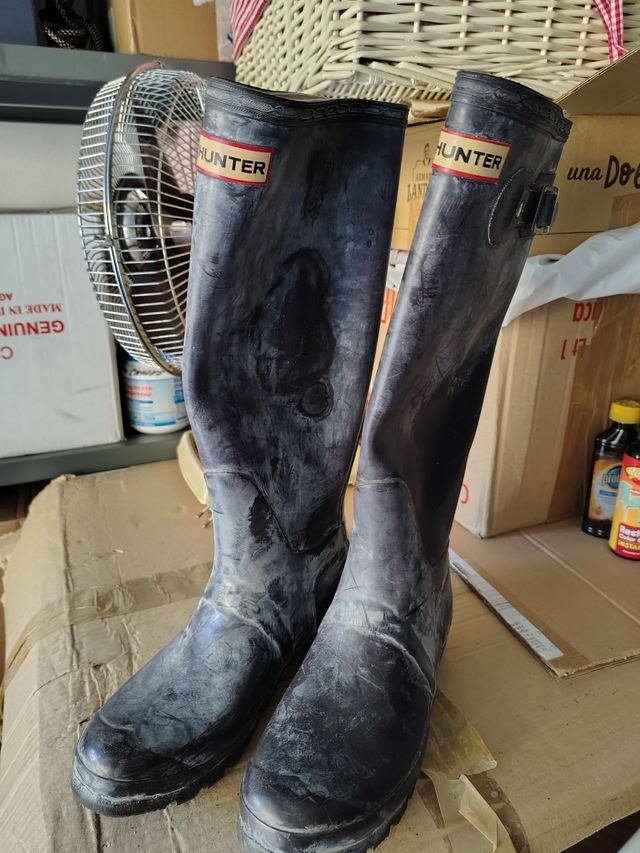 Stivali Hunter Gomma Neri Tg 38