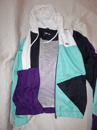 Chándal Lacoste Negro y Morado