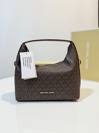 Bolso Michael Kors Marrón y Dorado