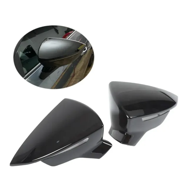 Carcasas Retrovisores Seat Negro Brillante