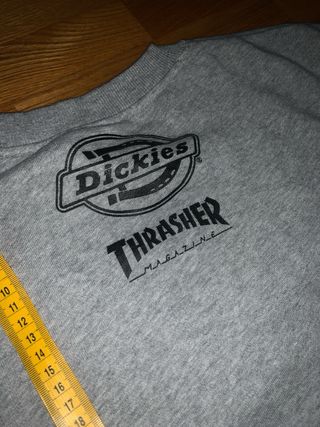 Sudadera Dickies x Thrasher Gris