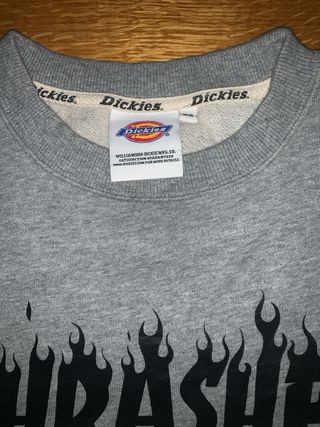 Sudadera Dickies x Thrasher Gris