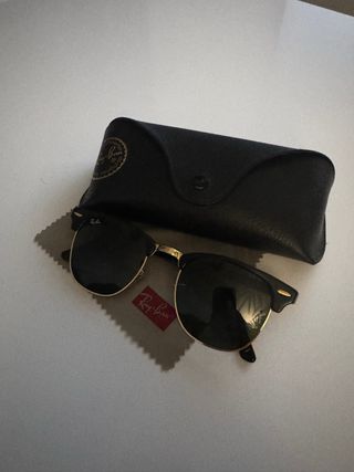 Gafas Ray-Ban Clubmaster Negro/Dorado