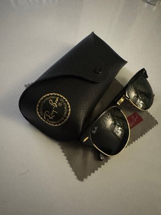 Gafas Ray-Ban Clubmaster Negro/Dorado