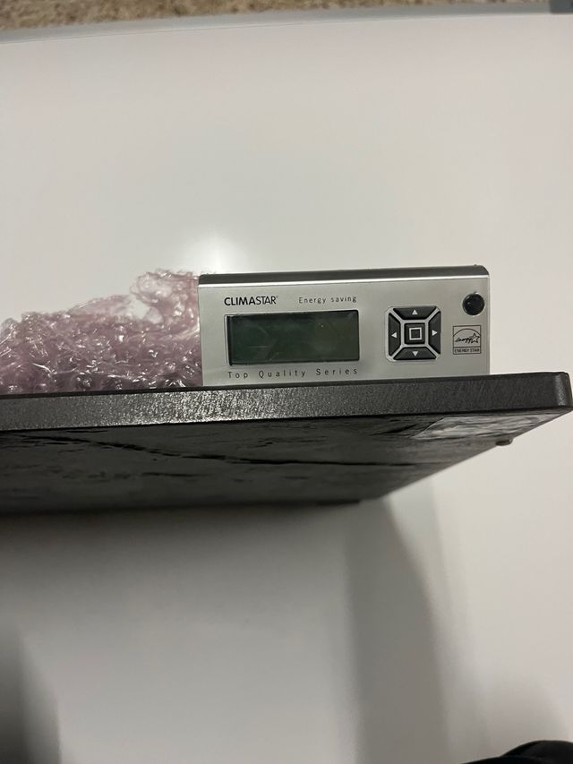 Calefactor Climastar Diseño Piedra Negro