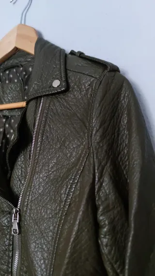Cazadora Biker Vintage polipiel 