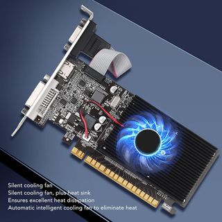 ✨ - Tarjeta Gráfica para Juegos GT610 1G, Tarjeta
