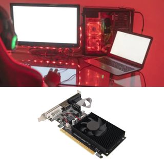 ✨ - Tarjeta Gráfica para Juegos GT610 1G, Tarjeta