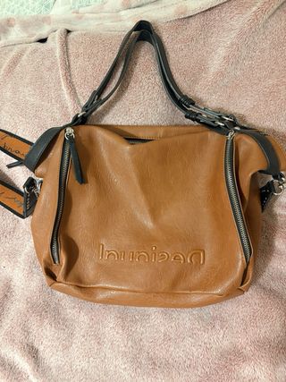 Bolso Desigual Marrón y Negro