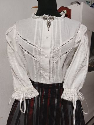 Camisas baturra con manga de 3/4 y manga larga