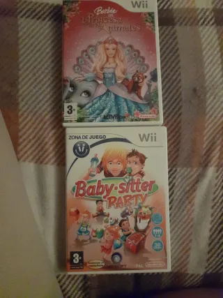 Juegos Wii Barbie y Baby-sitter Party