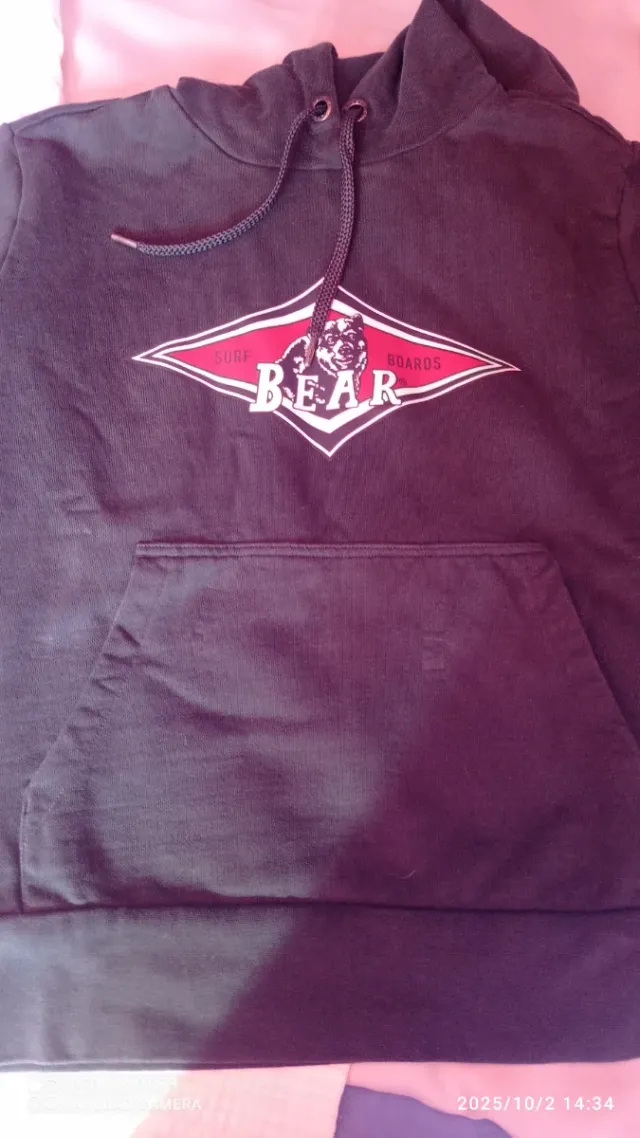 Sudadera Bear Negra Talla M