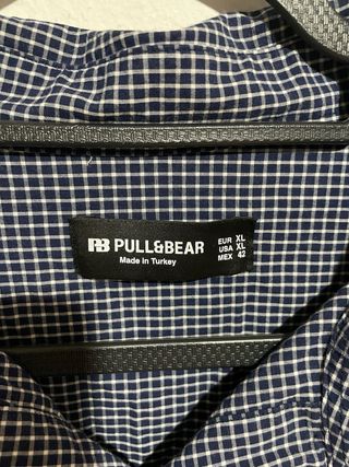 Camisa cuadros Pull and Bear