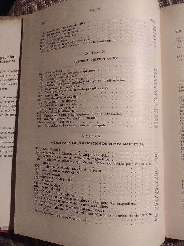 Aceros especiales y otras aleaciones 